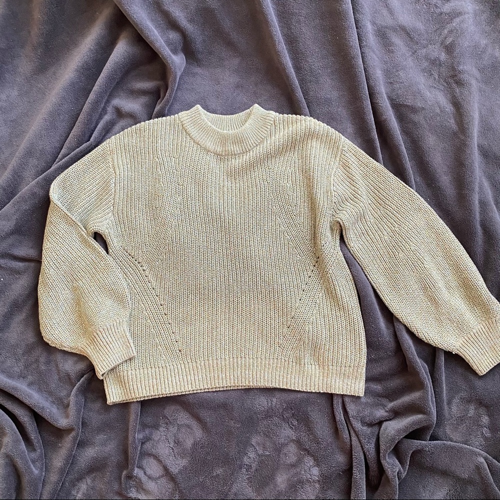 Mock neck sweater